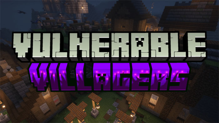 Vulnerable Villagers [1.20.1] — мод на осады деревень в Minecraft