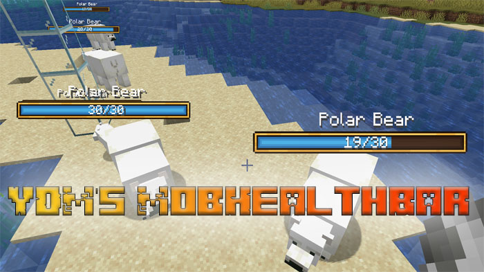  YDM's MobHealthBar [1.21.5], [1.20.1], [1.19.2] - мод на полосу здоровья мобов