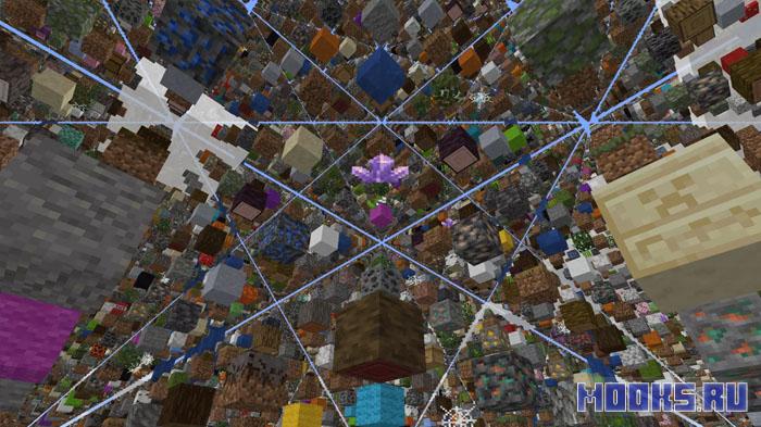 SkyGrid Reloaded [1.21.5] [1.21.1]— уникальная генерация мира Minecraft с испытаниями на каждом шагу