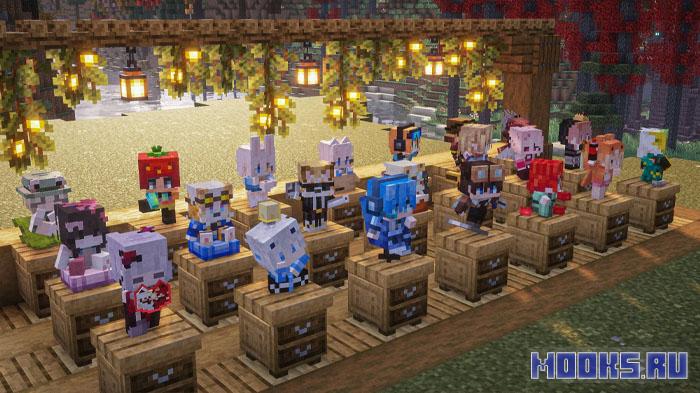 Adorable Dolls - мод на коллекцию интерактивных кукол [1.20.1]