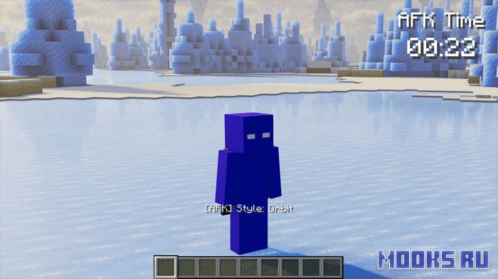 AFKStation - мод превращает время бездействия в плавные кинематографичные пролёты камеры [1.21.10]