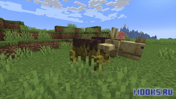 Ancient Nature - доисторический мод для Minecraft [1.20.1]