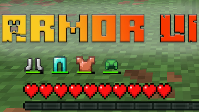 Armor UI -мод на удобное отображение прочности брони  [1.21.11]