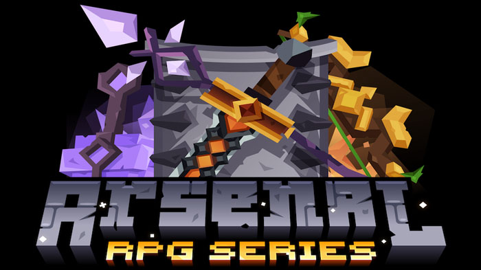 Arsenal (RPG Series) - мод на эпическое оружие, пассивные заклинания и дух Minecraft Dungeons [1.21.1]