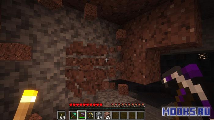 Better Pickaxe Trims - мод на механику добычи ресурсов [1.21.1] [1.20.1]