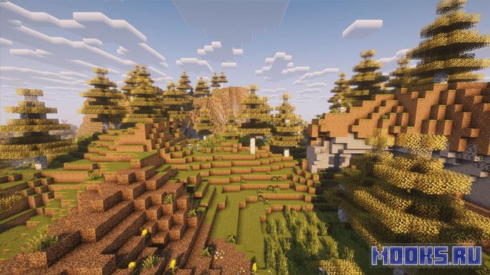 Bloom - мод расширяющий Верхний мир новыми биомами, растениями, подземной генерацией и фермерством [1.21.11]