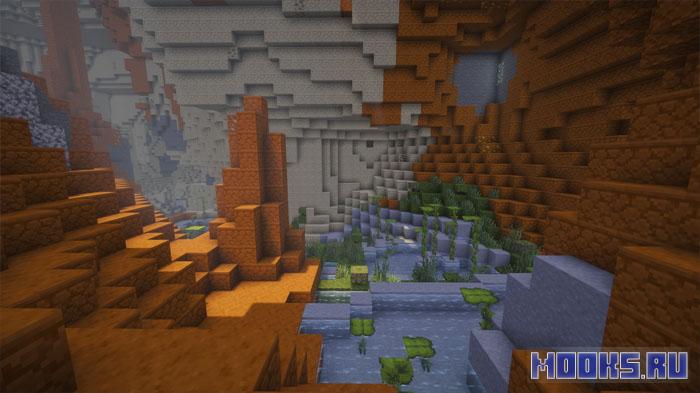 Bloom - мод расширяющий Верхний мир новыми биомами, растениями, подземной генерацией и фермерством [1.21.11]