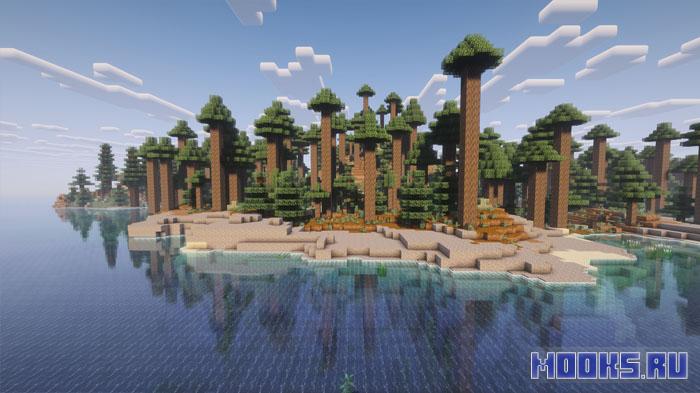 Bloom - мод расширяющий Верхний мир новыми биомами, растениями, подземной генерацией и фермерством [1.21.11]