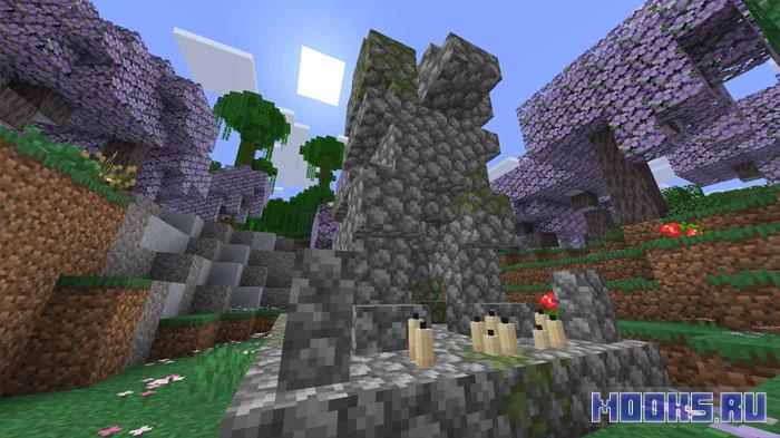 Blossoming Season - мод на новые цветущие биомы и атмосфера весны [1.21.8]