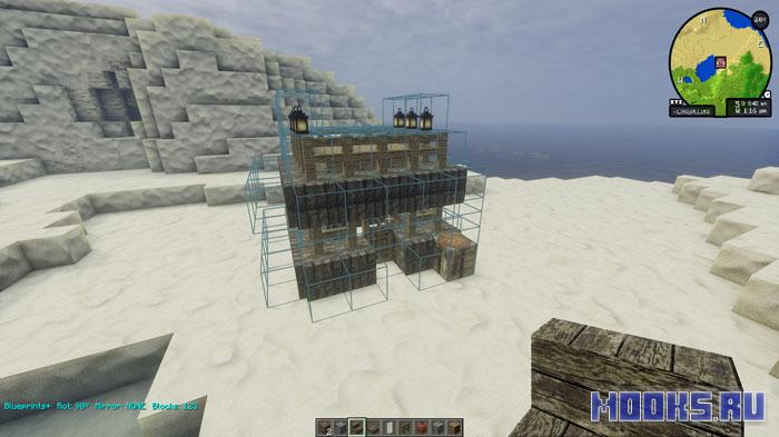BluePrints+ - мод на чертежи и копирование построек [1.21.1]