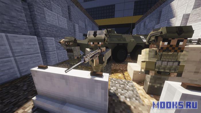 CAPS_Awim Tactical Gear - мод на тактическое снаряжение и современную броню [1.20.1]