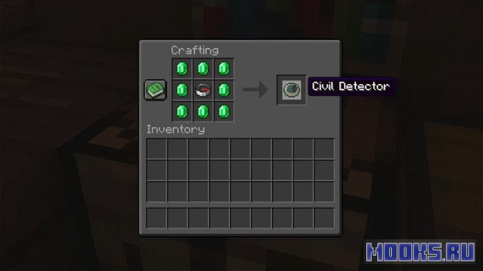 Civillis - мод который делает базы безопасными за счёт признаков цивилизации [1.20.6] [1.21.11]