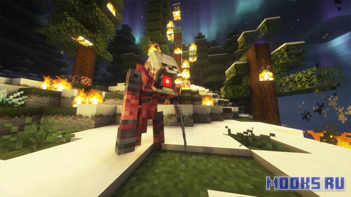 Clanging Howl - футуристический мод для Minecraft [1.20.1]