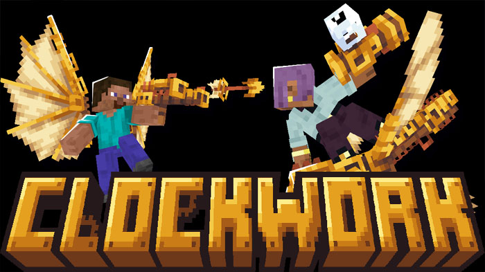 Clockwork - мод на механические артефакты, крылья, арбалеты и технологии Arcane  [1.20.1]