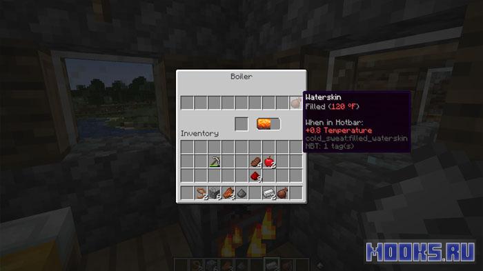 Cold Sweat - мод на реалистичную систему температуры [1.21.1] [1.20.1] [1.19.4] [1.16.5]