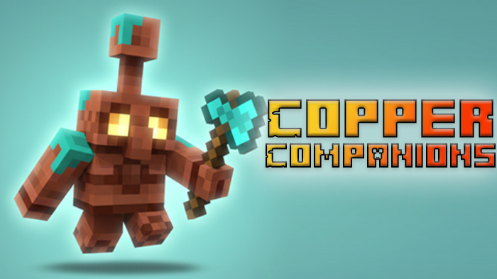 Copper Companions - мод на медного голема с интеллектом и полезными функциями [1.21.9]