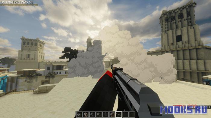 Counter Strike Grenades - мод добавляет гранаты из CS2 [1.20.1]