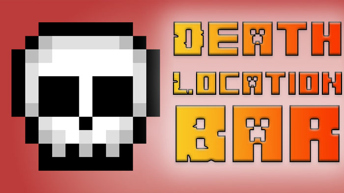 Death Location Bar - мод на маркеры места смерти [1.21.8]