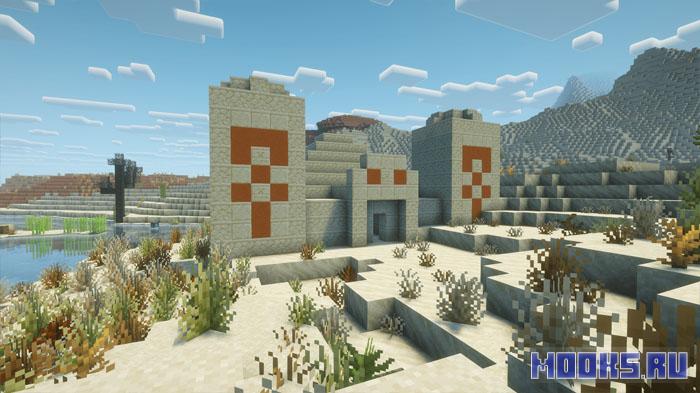 Deserts and Dunes Re-sanded - мод на глобальную переработку пустынь [1.21.1]