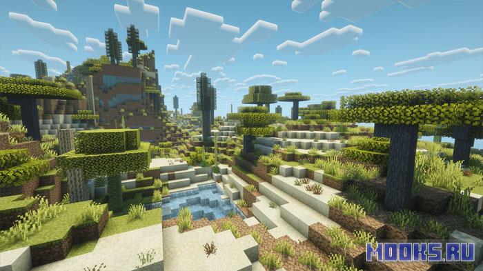 Deserts and Dunes Re-sanded - мод на глобальную переработку пустынь [1.21.1]