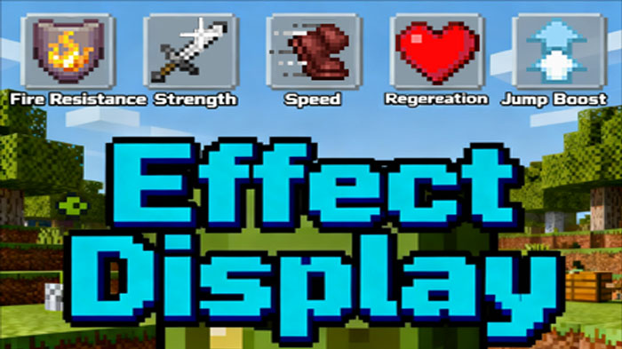 Effect Display - мод на иконки эффектов зелий прямо над существами [1.21.1]