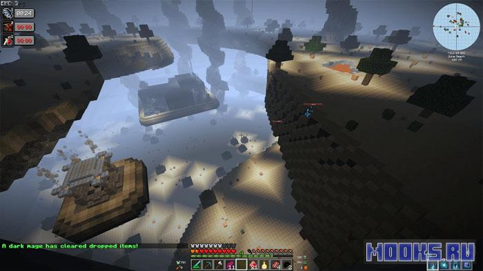 Endless Cavern World Generator - мод превращающий весь мир в одну гигантскую бесконечную пещеру с потолком и дном из бедрока [1.20.1]