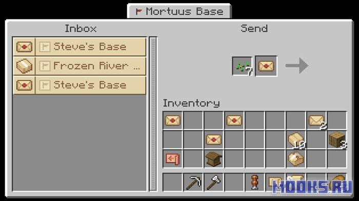 Envelope - мод на голубиную почту, письма, посылки, почтовые ящики и адреса [1.21.1]