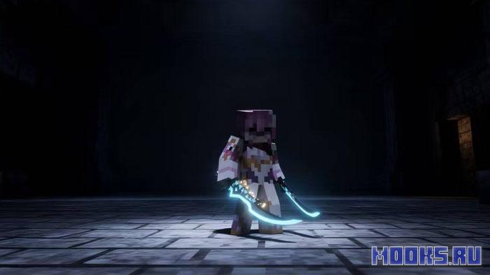 EpicFight-Nightfall - мод аддон для Epic Fight на уникальное оружие, ручные анимации и боевые приёмы [1.20.1]