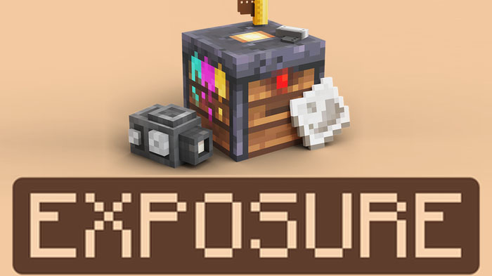 Exposure - мод на фотоаппарат в Майнкрафте [1.21.1] [1.20.1] [1.19.2]