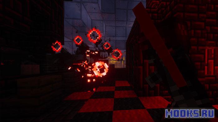 Fathomless Crimson (Tribute to Horror) - хоррор-мод, добавляющий в Майнкрафт Неустрашимого [1.20.1]