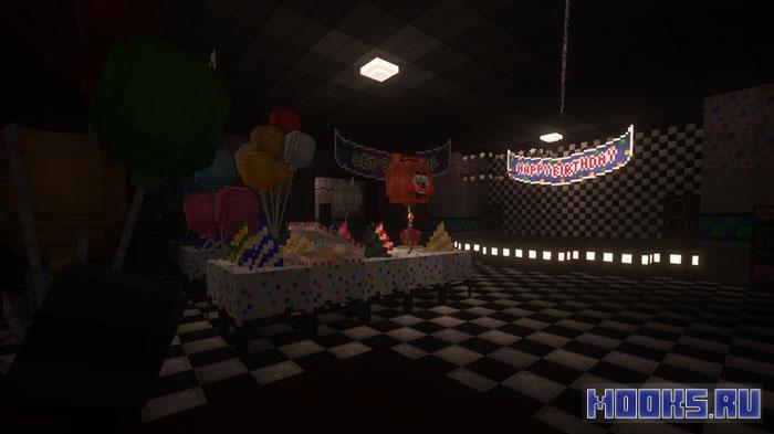 FNaF's UNIVERSE/FANVERSE - мод на мир аниматроников ФНАФ в Майнкрафте [1.20.1] [1.19.4] [1.19.2] [1.18.2]