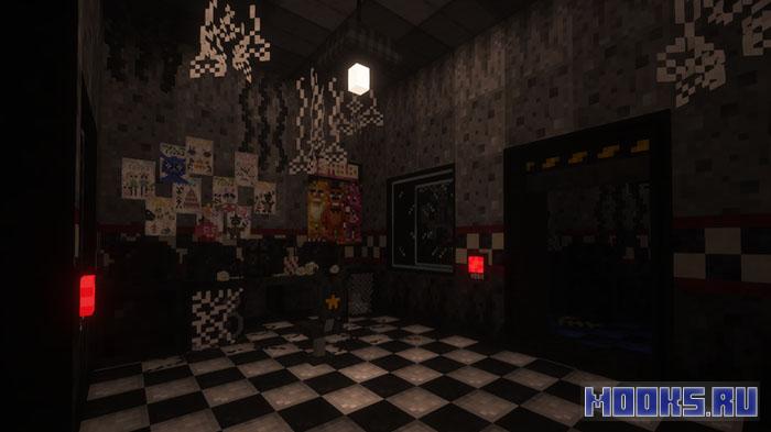 FNaF's UNIVERSE/FANVERSE - мод на мир аниматроников ФНАФ в Майнкрафте [1.20.1] [1.19.4] [1.19.2] [1.18.2]