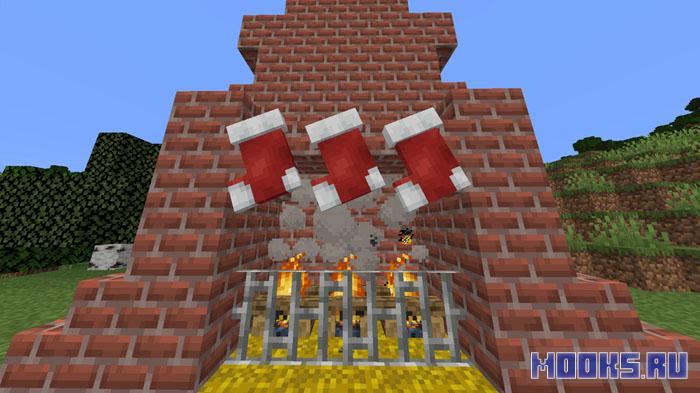 Frosted - мод на новогодний декор [1.20.1]