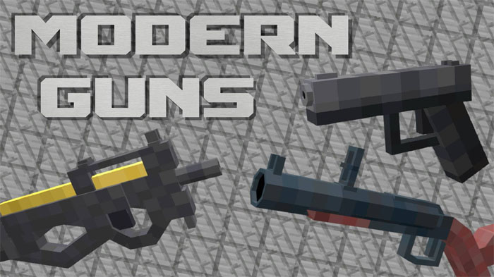 Gamingbarn's Modern Guns - мод на огнестрельное оружие из Far Cry и Call of Duty [1.21.8]