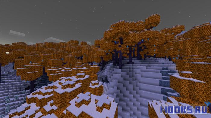 Iceology - мод на измерение Фростгольм, ледяная магия и новое развитие ледолога [1.21.4]