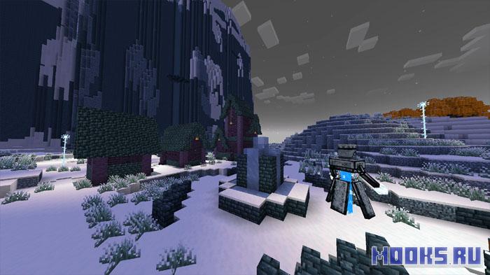 Iceology - мод на измерение Фростгольм, ледяная магия и новое развитие ледолога [1.21.4]