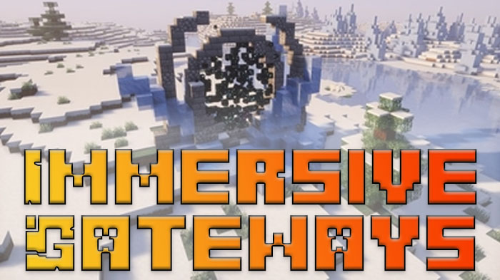 Immersive Gateways - мод на порталы, связанные между собой для нелинейного исследования мира [1.20.1]