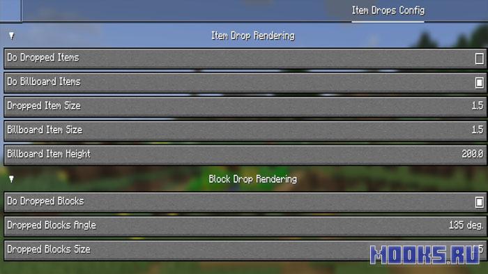 Item Drops - мод на реалистичные предметы и блоки на земле [1.21.11]
