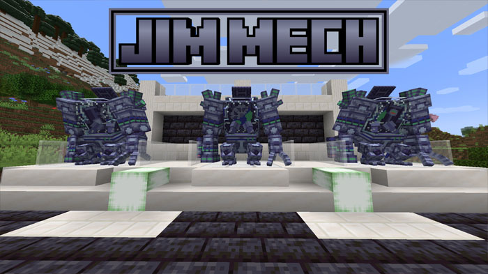 Jim Mech - мод на мехов [1.20.1]