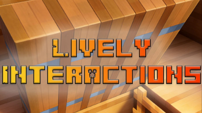 Lively Interactions - мод на плавные анимации дверей, кнопок, рычагов и других функциональных блоков [1.21.11]