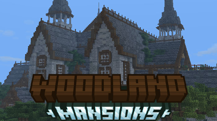 Luki's Woodland Mansions - мод обновляет генерацию особняков [1.21.10] [1.20.6] [1.19.4]