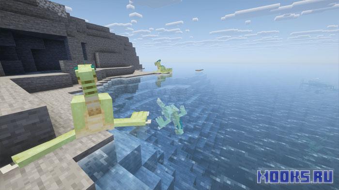 Marvelous Menagerie: Paradoxical - мод на доисторических существ с системой раскопок окаменелостей [1.20.1]