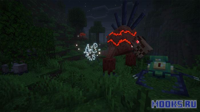 Marvelous Menagerie: Paradoxical - мод на доисторических существ с системой раскопок окаменелостей [1.20.1]