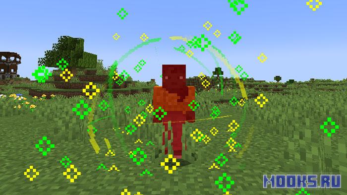 Mas Effects - мод улучшающий PvP визуально: ударные волны, частицы тотема, эффект смерти [1.21.10]