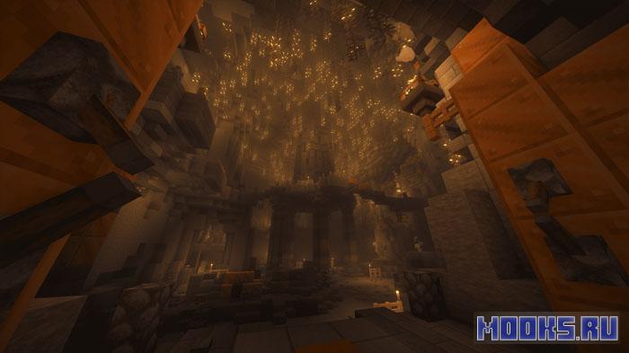 Mebahel's Creatures - Dwarven Automatons - мод на новые структуры, уникальное оружие, индустриальные блоки и опасные механические данжи [1.20.1]