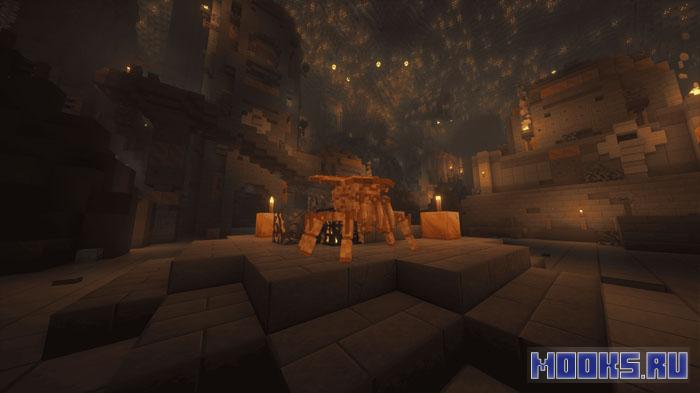 Mebahel's Creatures - Dwarven Automatons - мод на новые структуры, уникальное оружие, индустриальные блоки и опасные механические данжи [1.20.1]