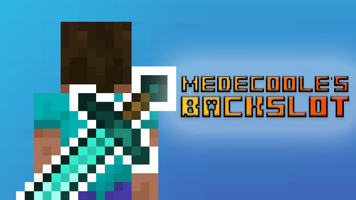 medecoole's Backslot - мод на задний слот инвентаря [1.21.10] [1.20.1]
