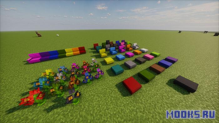 Mike's Furniture - декоративный мод на гибкую мебель, диваны с изменяемой формой, лампы и инструмент для вращения блоков [1.20.6]