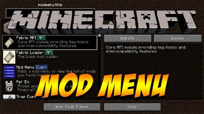 mod-menu