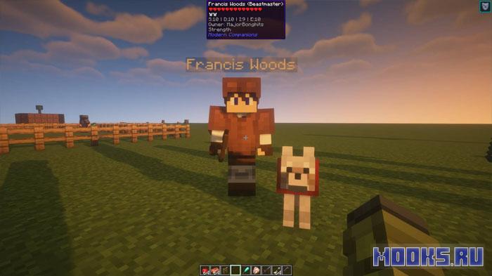 Modern Companions - мод на четырнадцать доступных для найма компаньонов [1.21.1]
